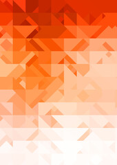 Intersecting shapes design on white background. Abstract minimalistic wallpaper. Colorful geometric template.