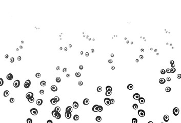 Light Silver, Gray vector backdrop with dots.