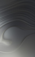 Beautiful sophisticated background. Minimalist design with colorful shapes and lines. Cool simple abstract wallpaper. 2D illustration graphic with minimal swirly pattern.