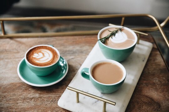 Latte coffee