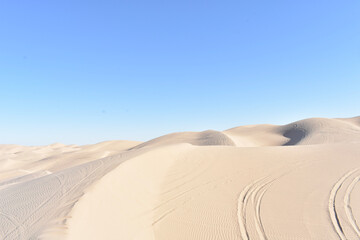 sand dunes and sky