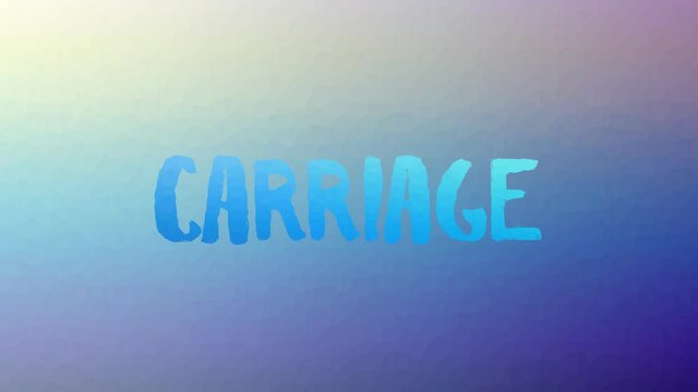 Carriage fade modern tessellating looping animated polygons