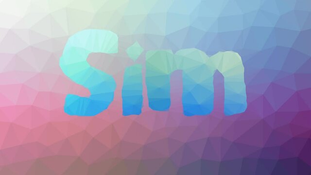 Sim appearing technological tessellating looping pulsing polygons