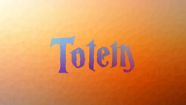 Totem fade modern tessellated looping moving triangles