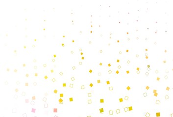 Light Pink, Yellow vector texture with rectangular style.