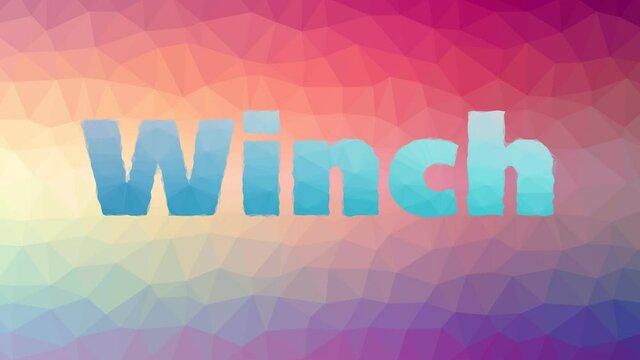 Winch appearing weird tessellation looping moving polygons