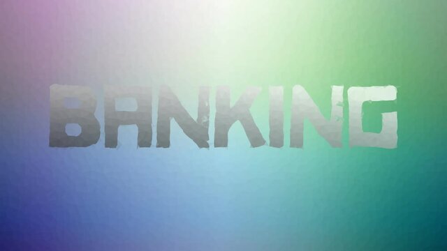 Banking Fade Interesting Tessellated Looping Animated Triangles