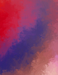 Brushed Painted Abstract Background. Brush stroked painting. Strokes of paint. 2D Illustration.
