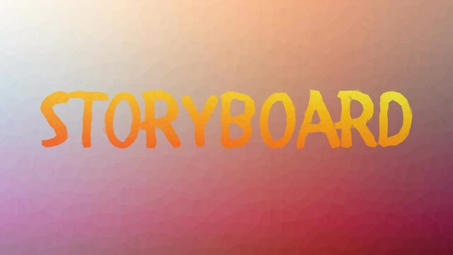 Storyboard Dissolving Technological Tessellation Looping Pulsing Triangles