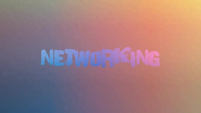 Networking Fade Techno Tessellation Looping Moving Polygons