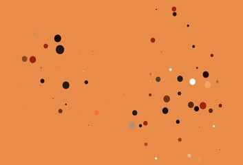 Light Red vector template with circles.