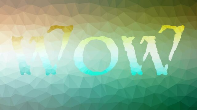 Wow fade modern tessellating looping moving polygons