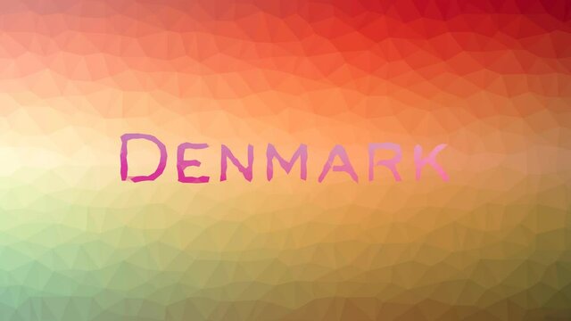 Denmark appearing weird tessellated looping moving triangles