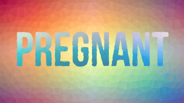 Pregnant Appearing Technological Tessellated Looping Moving Triangles