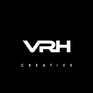 VRH Letter Initial Logo Design Template Vector Illustration