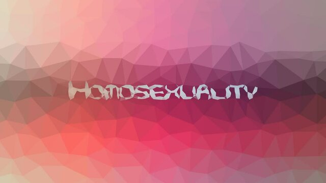 Homosexuality Fade Technological Tessellation Looping Moving Polygons