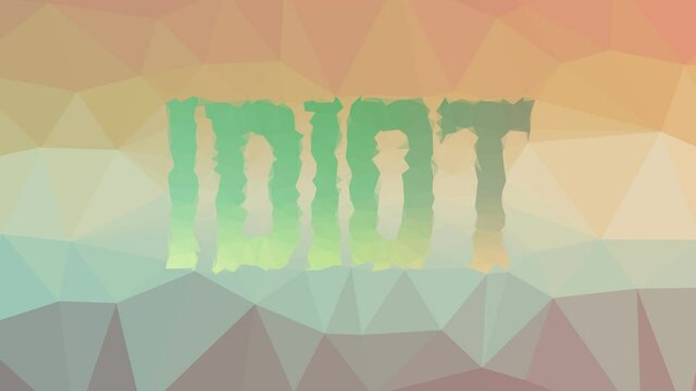 Idiot fade weird tessellated looping pulsing polygons