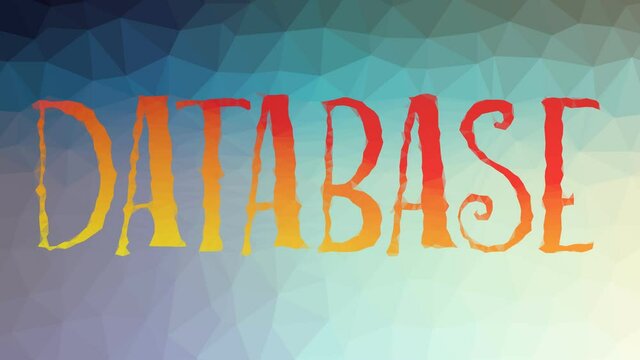 Database fade strange tessellating looping pulsing triangles