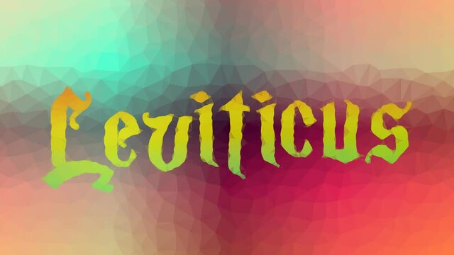 Leviticus Appearing Techno Tessellation Looping Pulsing Polygons