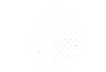 Light Blue, Red vector pattern with rainbow elements.