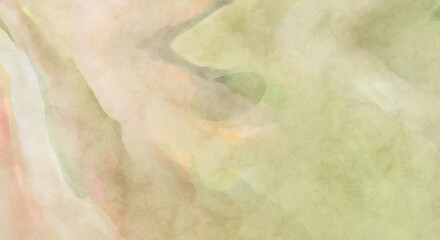 Soft watercolor wallpaper. Artistic painting with softly brushed colors. Pastel colors dabbed background. Painted abstract wall art.