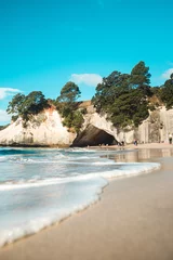 Tuinposter Cathedral Cove, New Zealand © Beck