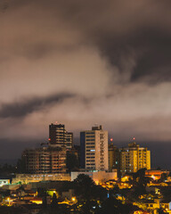 Brazilian city at night