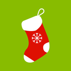 Christmas socks. Vector illustration EPS 10