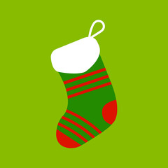 Christmas socks. Vector illustration EPS 10