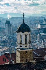 Obraz premium Panoramic view from the town of Veliko Tarnovo, Bulgaria