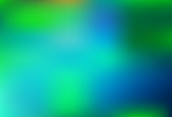 Light Green vector blurred pattern.