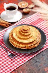 Pancake breakfast made easy vertical view