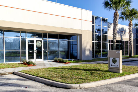 Orlando, FL., USA - February 8, 2020: Riptide CACCTUS Facility in Orlando. Combined Arms Command a Control Trainer Upgrade System (CACCTUS), a system immerses trainees in a realistic, scenario-driven