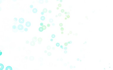 Fototapeta na wymiar Light Blue, Green vector background with spots.