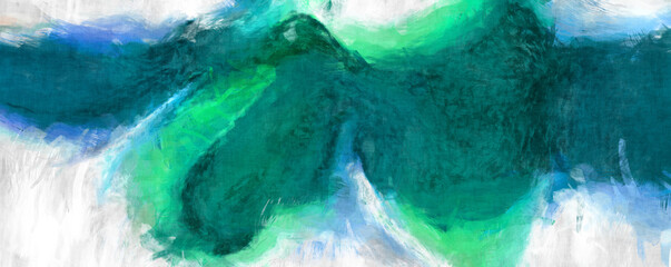 Rough brushstrokes on abstract background. Brush painting. Color strokes of paint. Unique wall art. Modern art on canvas. Colorful contemporary artwork.