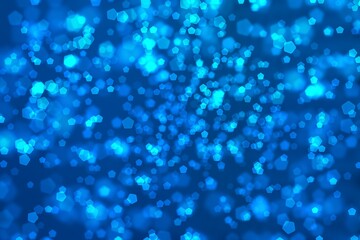 blue bokeh background