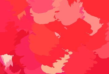 Light Red vector texture with abstract forms.