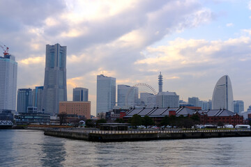 Naklejka premium 神奈川県横浜市のみなとみらい