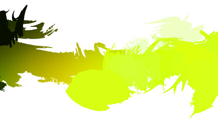 Painted artistic creation. Brushed vibrant wallpaper. Unique and creative illustration. Abstract background of colorful brush strokes.