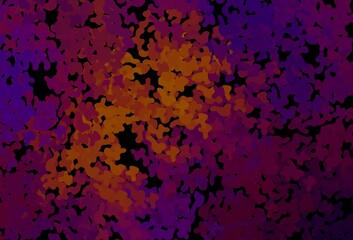 Dark Blue, Red vector texture with abstract forms.