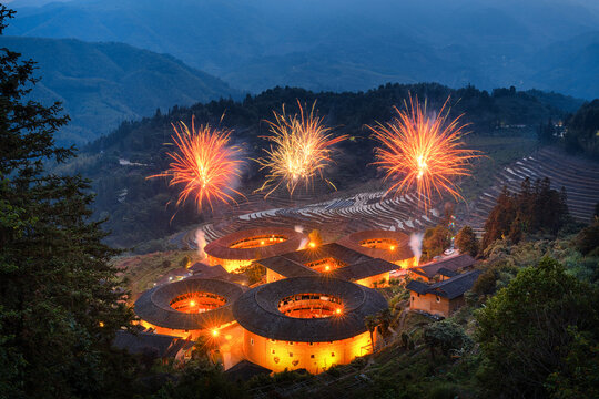 NaJing Tulou In Fujian Province