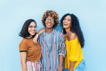 Portrait of mixed group