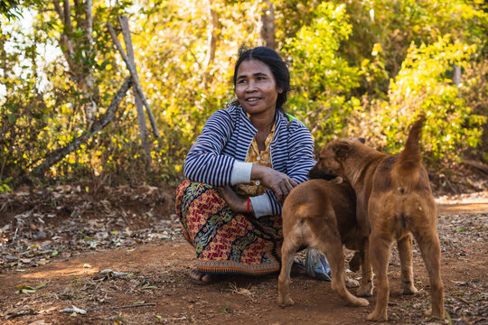 Beautiful cambodian lady