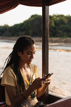 The floating village in Cambodia