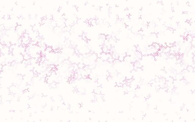 Light Pink vector texture with artificial intelligence concept.
