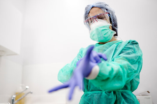 Doctor wearing medical clothes