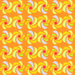 Vector seamless colorful pattern background. Vector repeated pattern for wrapping paper, fabric print and fashion design.