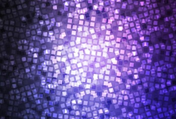 Dark Purple vector background with rectangles.