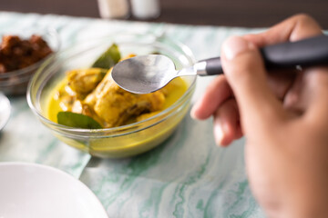 Healthy and delicious Indonesia food for breakfast