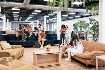 Portrait of Team Work During Break Time at Office